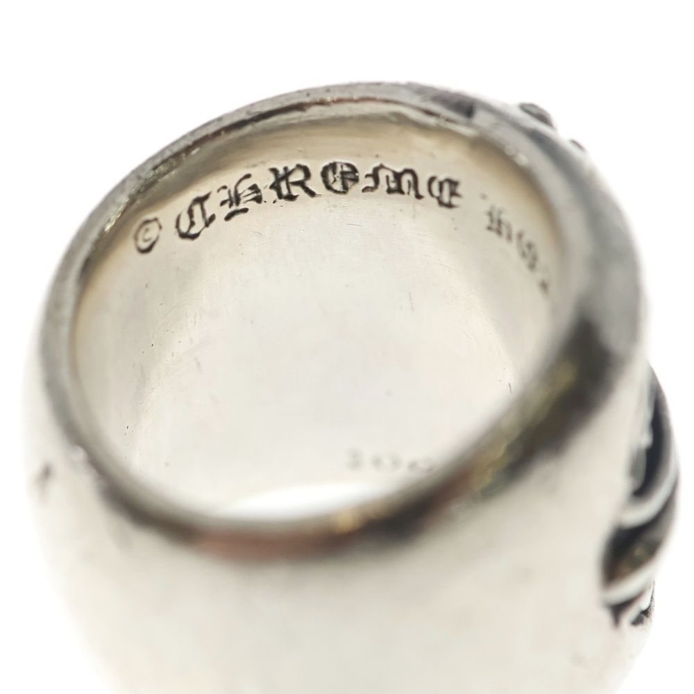 Chrome Hearts Classic Oval Cross Ring Silver — view 5
