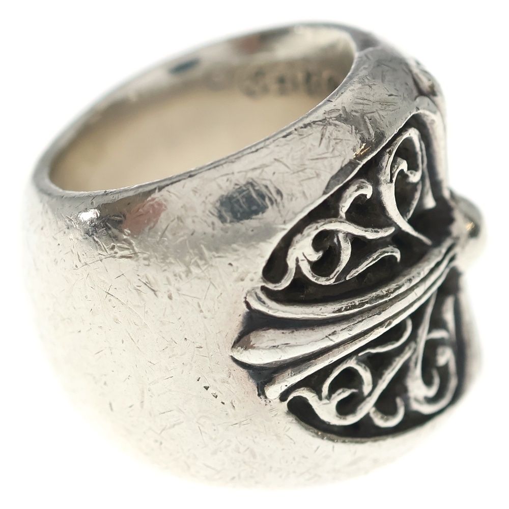 Chrome Hearts Classic Oval Cross Ring Silver — view 3