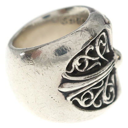 Chrome Hearts Classic Oval Cross Ring Silver — view 3