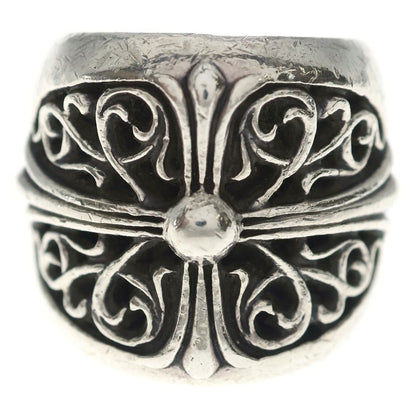 Chrome Hearts Classic Oval Cross Ring Silver — view 4