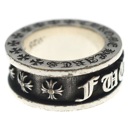 Chrome Hearts Ring Spinner Fuck You Silver — view 3