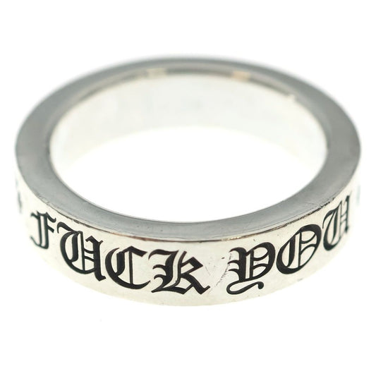 Chrome Hearts mm Spacer Fuck You mm Ring Silver