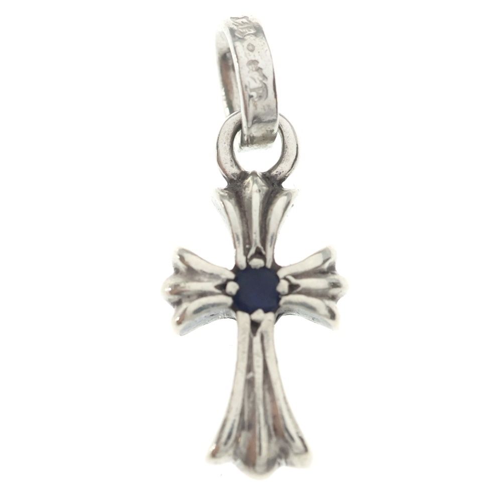 Chrome Hearts Crs Baby Fat Sap Fat Cross Double Sided 1 Saffiano Pendant Top — view 2