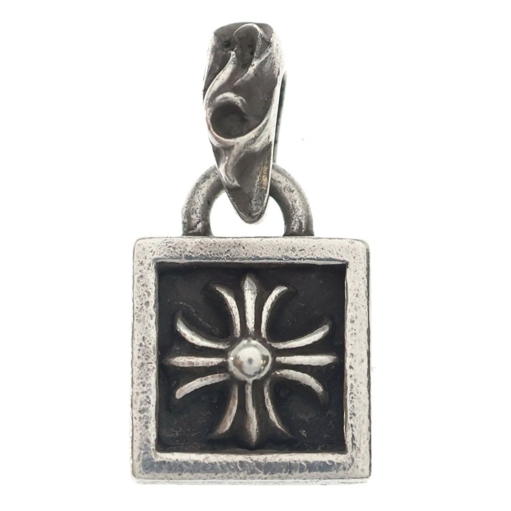 Chrome Hearts Framed CH Plus Charm Pendant Top Silver