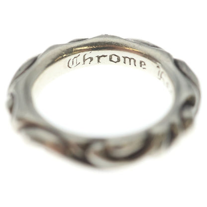 Chrome Hearts Scrl Band Scroll Ring Silver — view 5