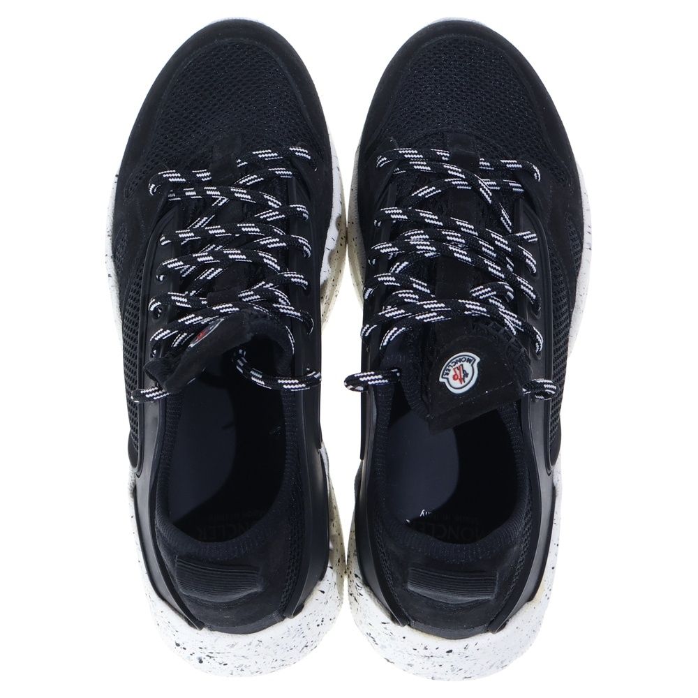 Moncler Anakin Lace Up Low Cut Sneakers Black — view 4