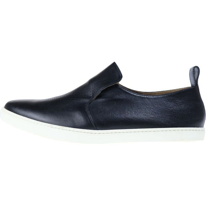 Hermes Perforated Leather Low Cut Sneakers Slip on Black