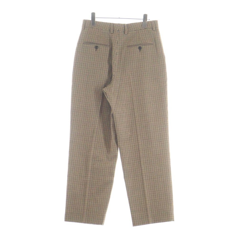 Celine Houndstooth Skate Pants Trousers Brown — view 2