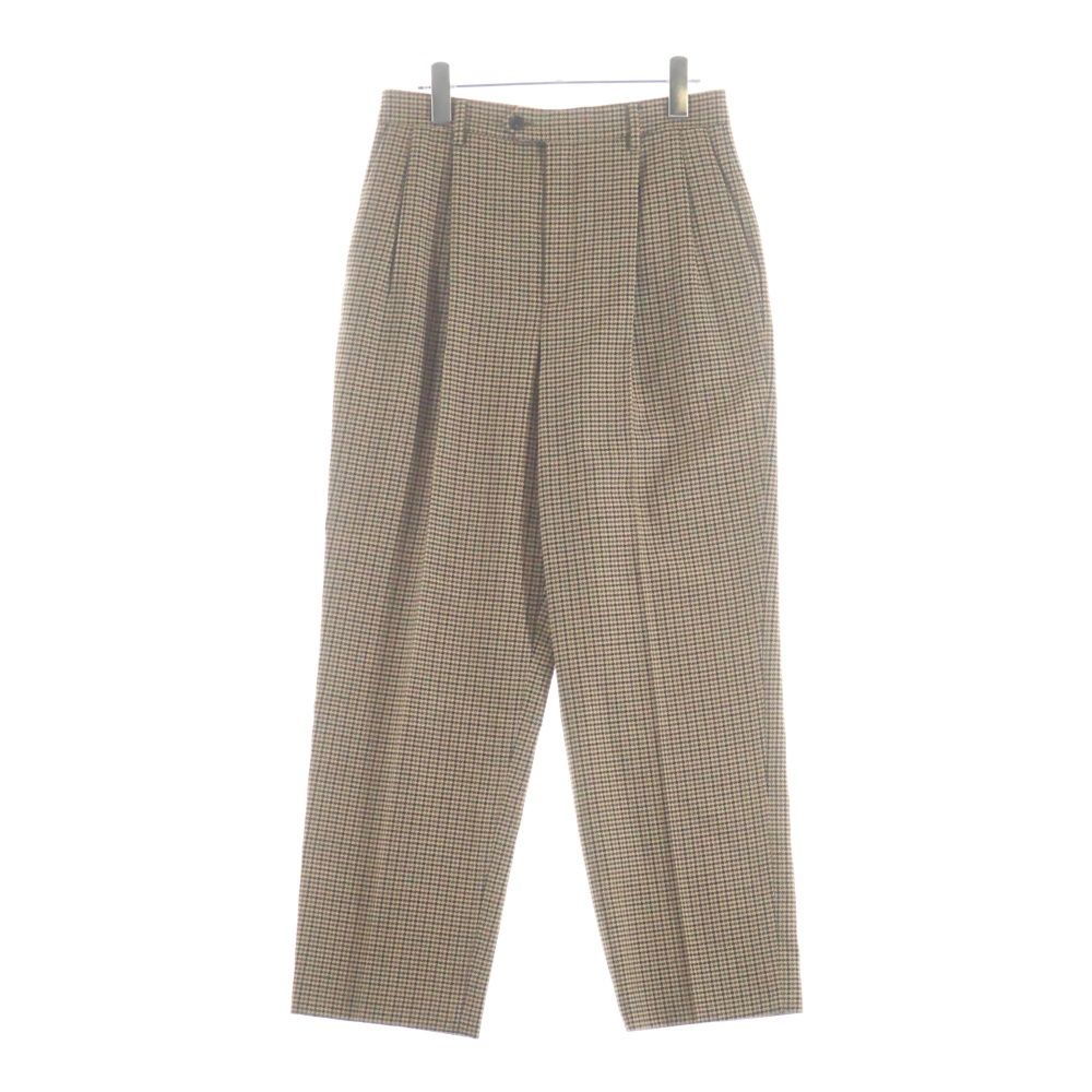 Celine Houndstooth Skate Pants Trousers Brown