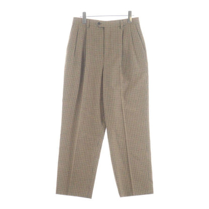 Celine Houndstooth Skate Pants Trousers Brown