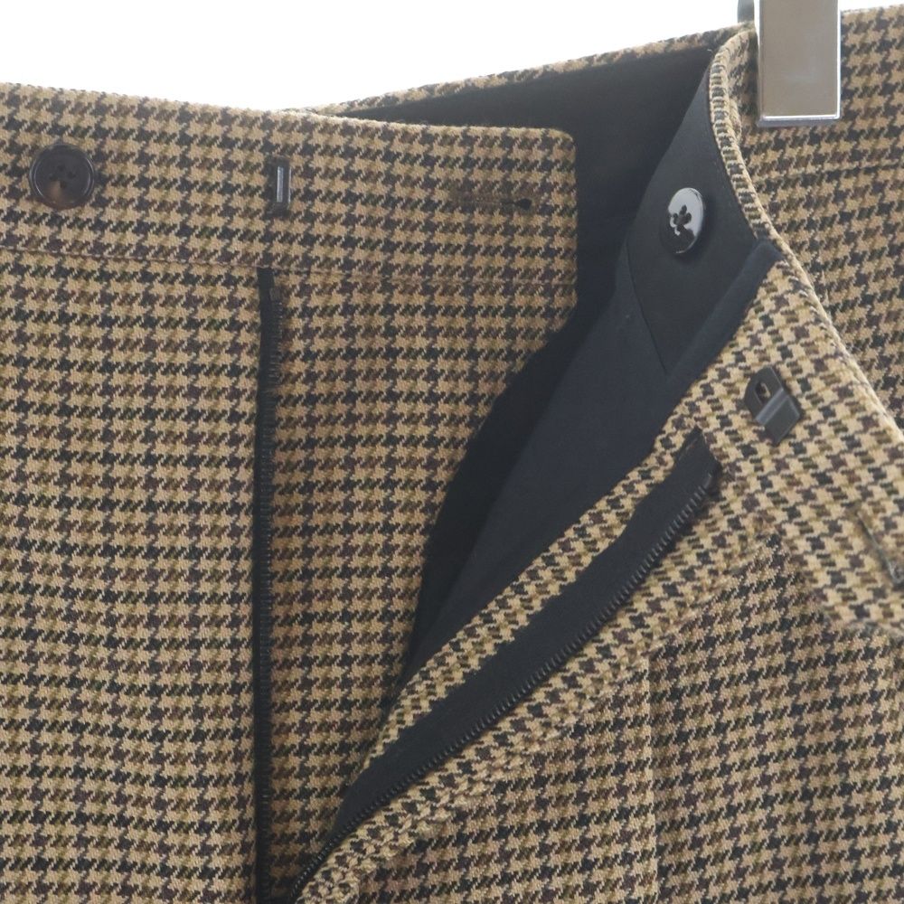 Celine Houndstooth Skate Pants Trousers Brown — view 6
