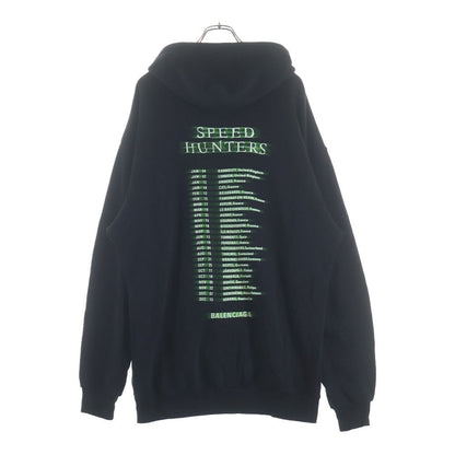Balenciaga Hunters Zip UP Hoodie Speed Hunter Print Zip Up Sweatshirt Black — view 2