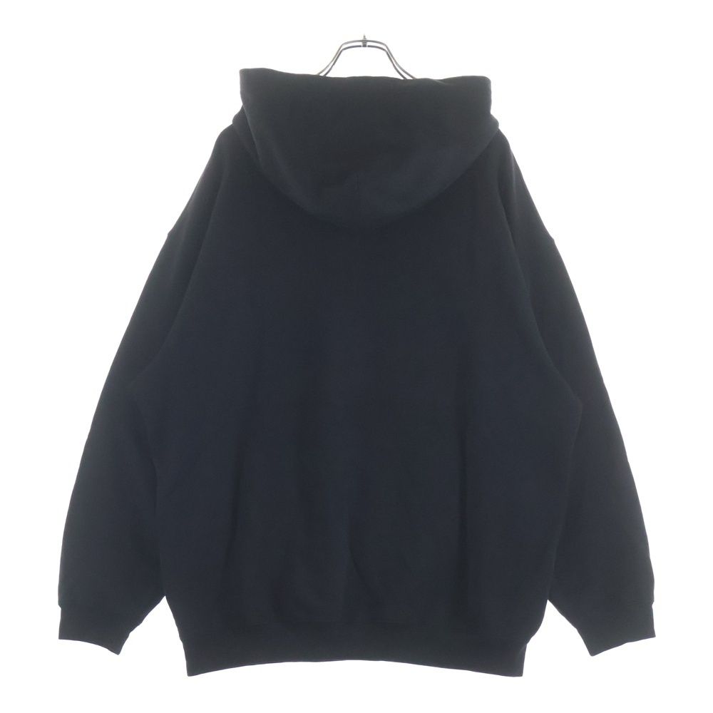 Balenciaga BB Logo Pullover Hoodie Sweatshirt BB Black — view 2