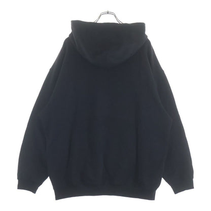 Balenciaga BB Logo Pullover Hoodie Sweatshirt BB Black — view 2