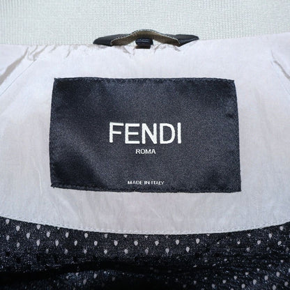 Fendi Zucca Pattern Nylon Jacket Gray — view 7