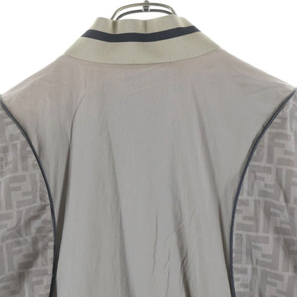 Fendi Zucca Pattern Nylon Jacket Gray — view 4