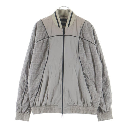 Fendi Zucca Pattern Nylon Jacket Gray