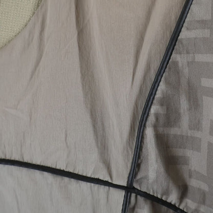 Fendi Zucca Pattern Nylon Jacket Gray — view 5