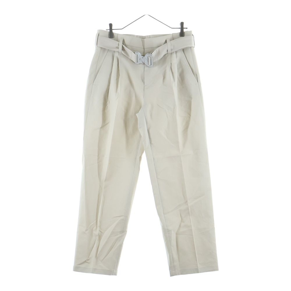 Dior Rollaco Star Buckle Front Tuck Long Pants Beige