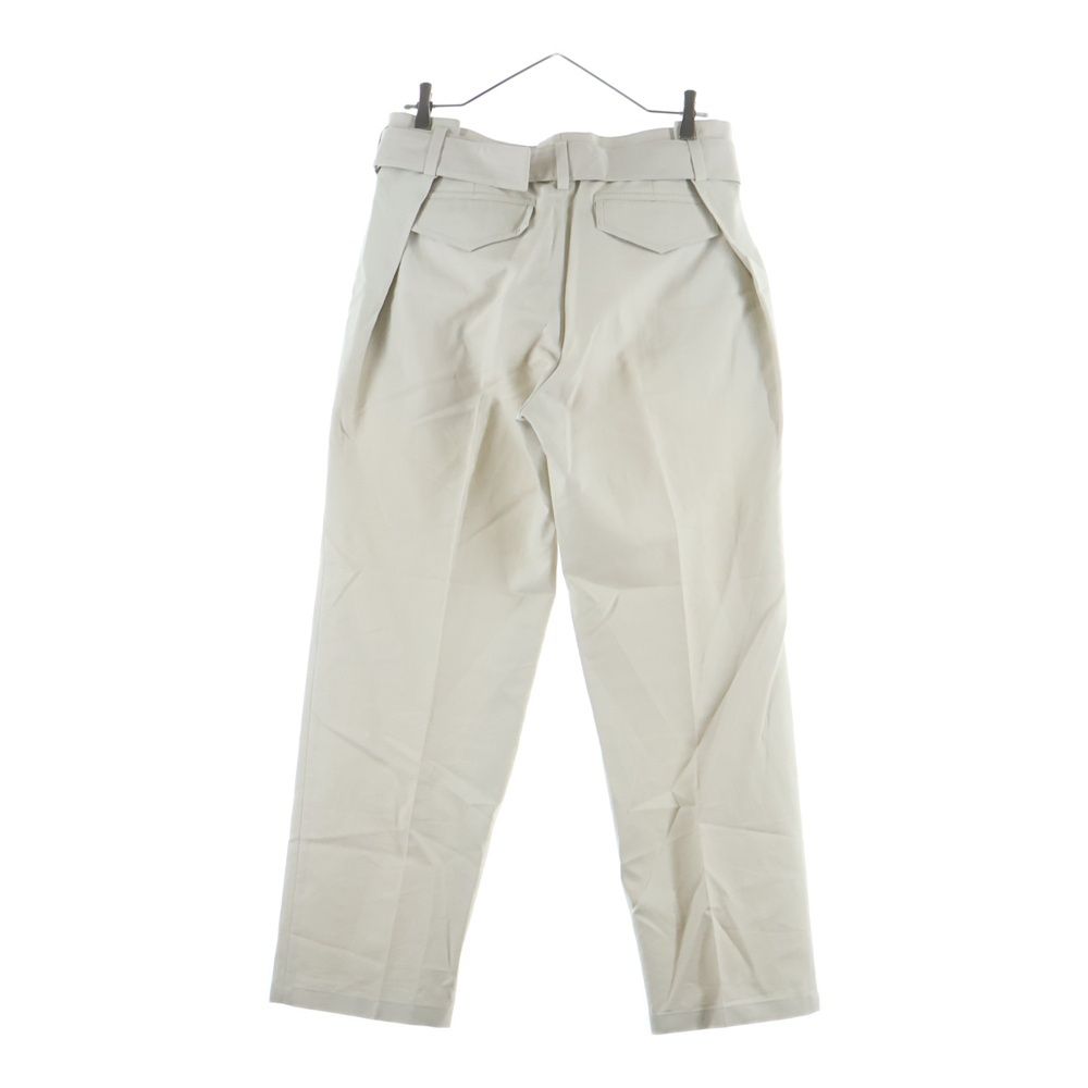 Dior Rollaco Star Buckle Front Tuck Long Pants Beige — view 2
