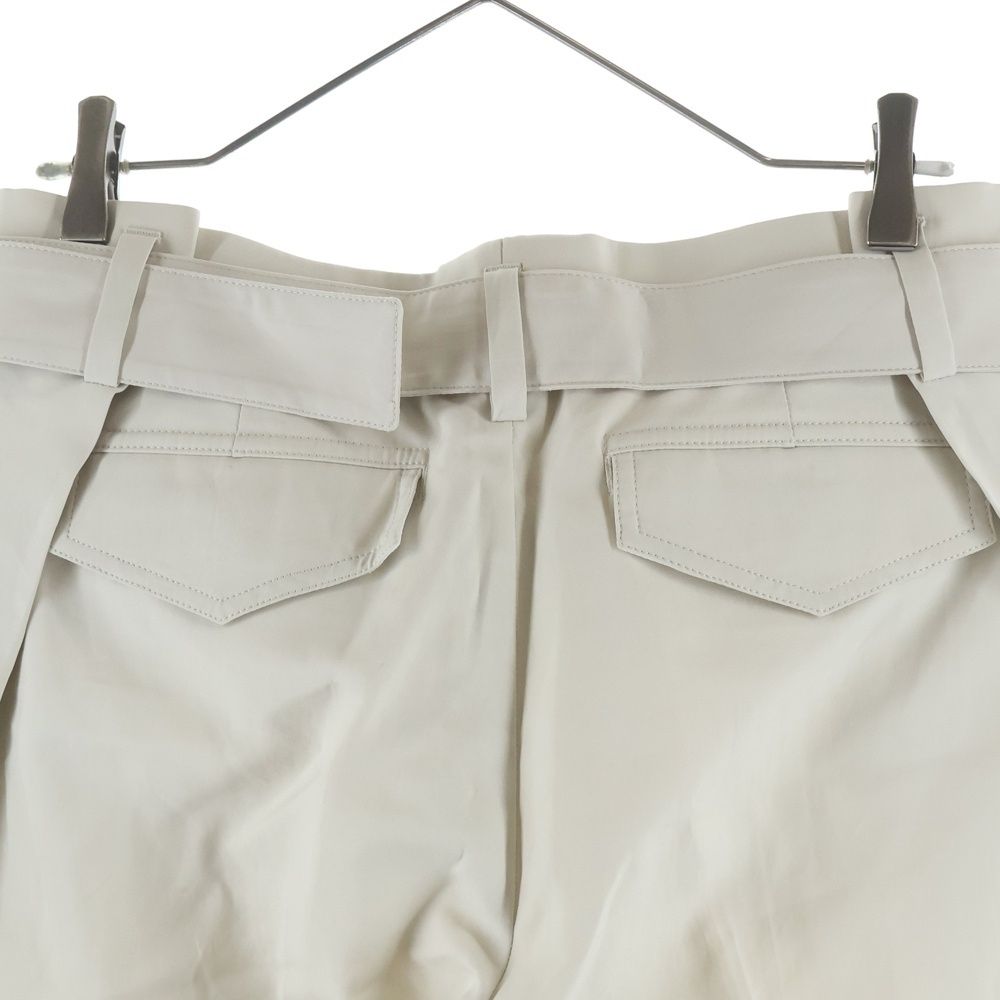 Dior Rollaco Star Buckle Front Tuck Long Pants Beige — view 4