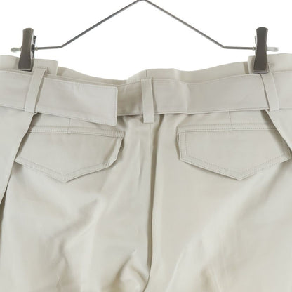 Dior Rollaco Star Buckle Front Tuck Long Pants Beige — view 4