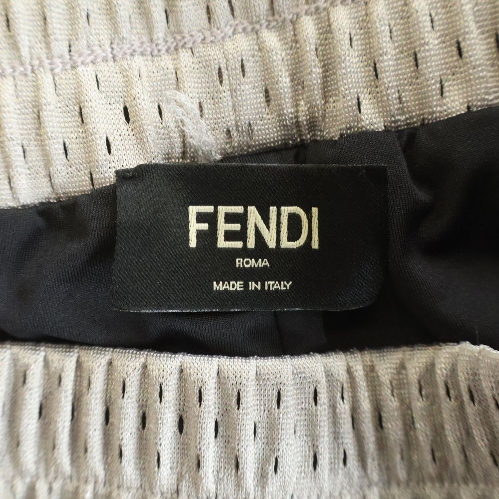 Fendi Mesh Shorts Brown — view 7