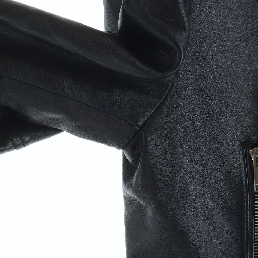 Saint Laurent Paris Classic Motorcycle Leather Rider Jacket Black — view 5