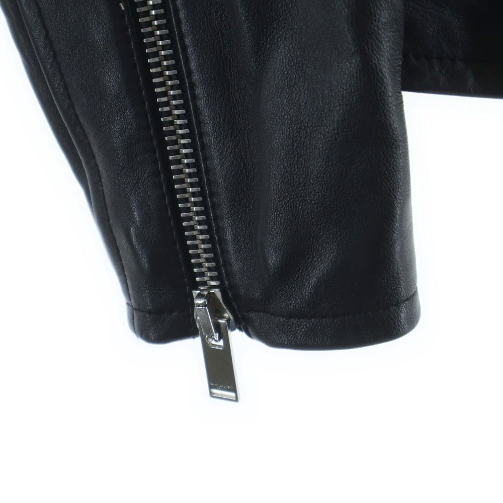 Saint Laurent Paris Classic Motorcycle Leather Rider Jacket Black — view 4