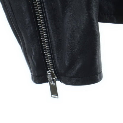 Saint Laurent Paris Classic Motorcycle Leather Rider Jacket Black — view 4