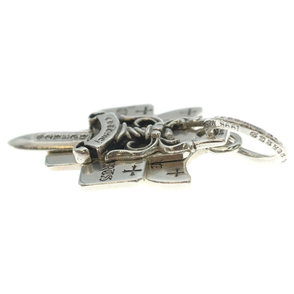 Chrome Hearts with Oring O-ring Necklace Pendant Silver — view 3