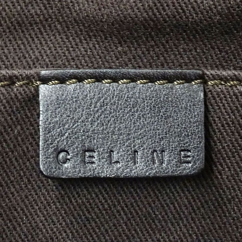 Celine Bag Handbag Leather Boogie Bag Dark Brown Handheld Simple — view 7