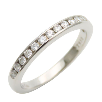 Tiffany & Co Ring Half Eternity Circle Diamond Platinum Channel Setting Female
