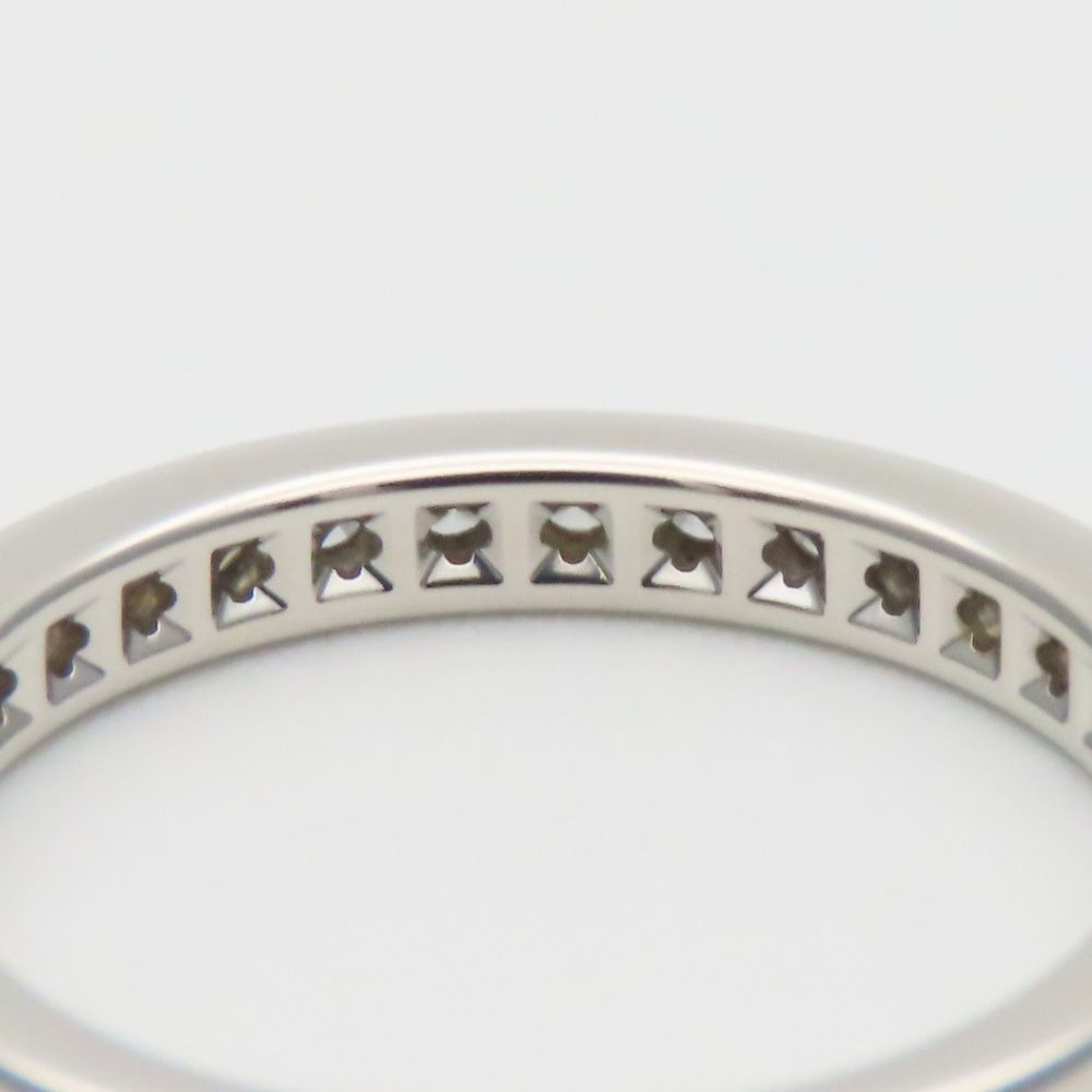Tiffany & Co Ring Half Eternity Circle Diamond Platinum Channel Setting Female — view 7