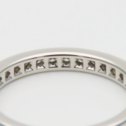 Tiffany & Co Ring Half Eternity Circle Diamond Platinum Channel Setting Female — view 7