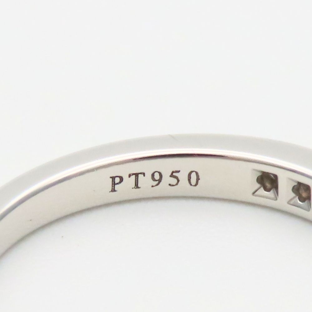 Tiffany & Co Ring Half Eternity Circle Diamond Platinum Channel Setting Female — view 5