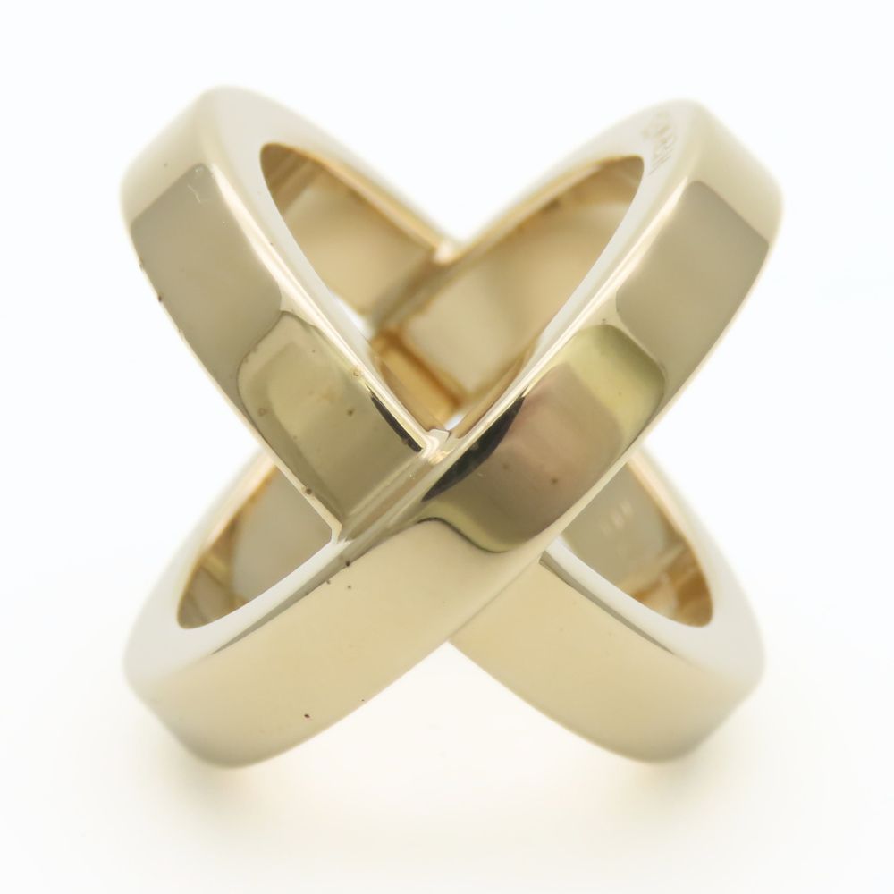 Hermes Scarf Ring Cosmos Metal Gold Plated — view 4