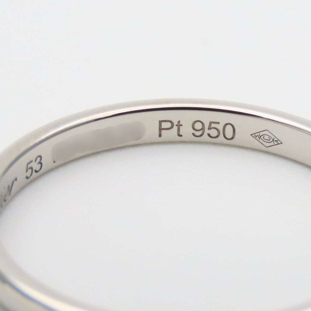 Cartier Ring Wedding 53 Platinum Simple — view 5