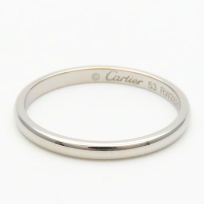 Cartier Ring Wedding 53 Platinum Simple — view 2