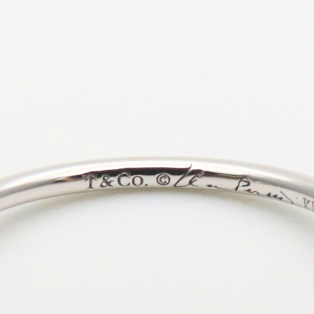 Tiffany & Co Ring Wave Single Row Elsa Peretti Platinum — view 5