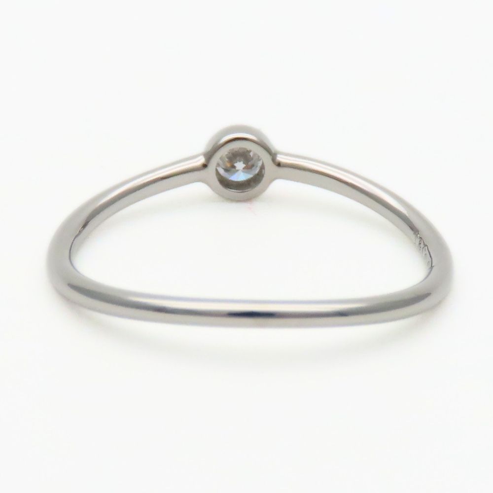 Tiffany & Co Ring Wave Single Row Elsa Peretti Platinum — view 4