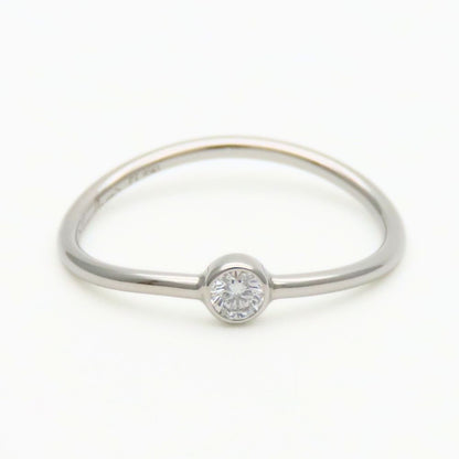 Tiffany & Co Ring Wave Single Row Elsa Peretti Platinum — view 2