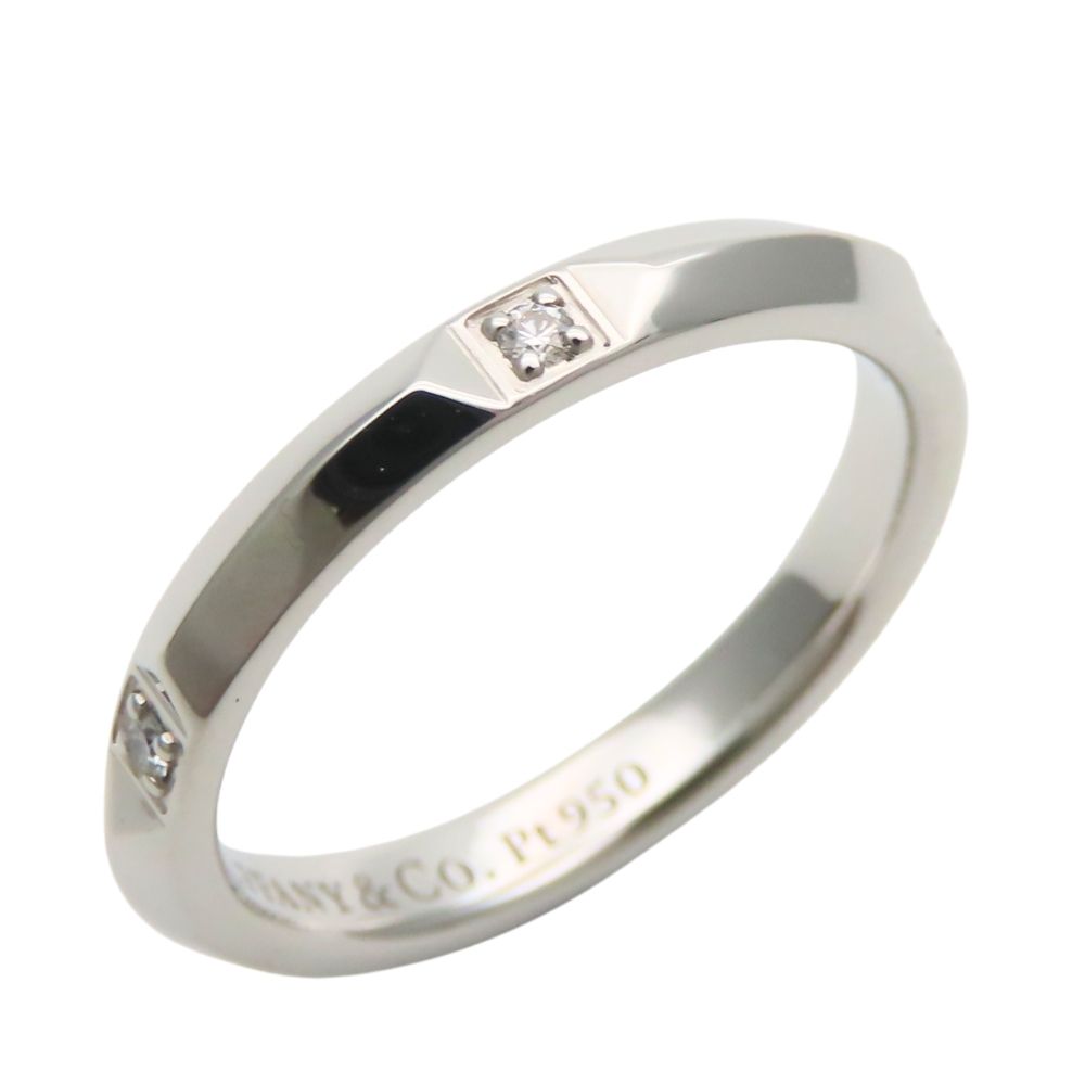 Tiffany & Co Ring Tru Band Diamond Platinum