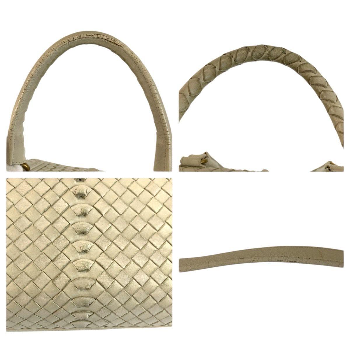 Bottega Veneta Intrecciato Ivory Vfedo Shoulder Bag — view 6