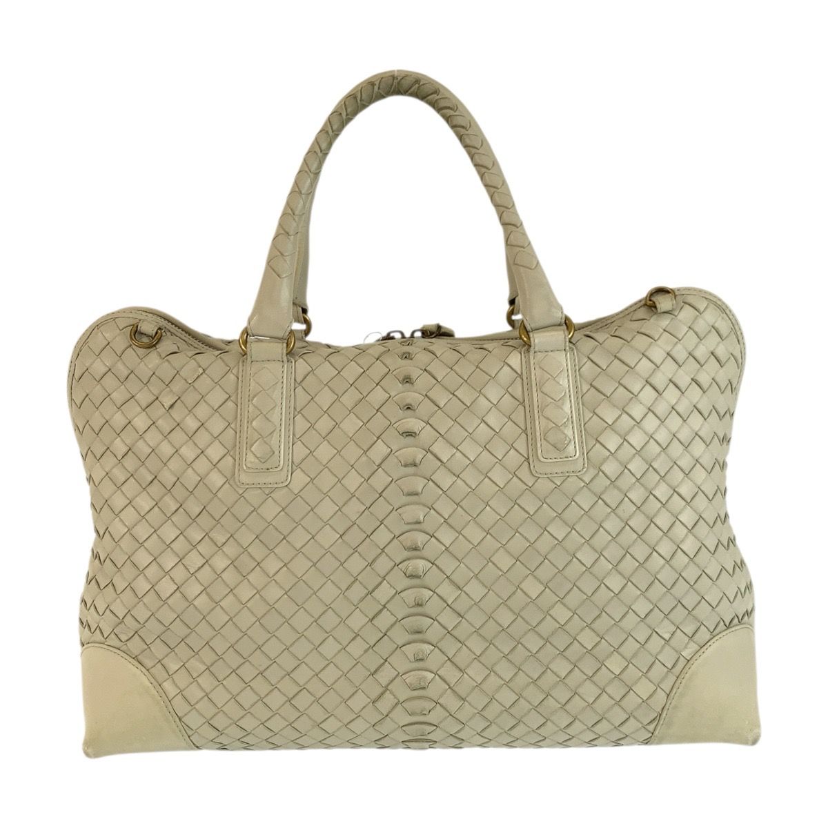 Bottega Veneta Intrecciato Ivory Vfedo Shoulder Bag — view 2