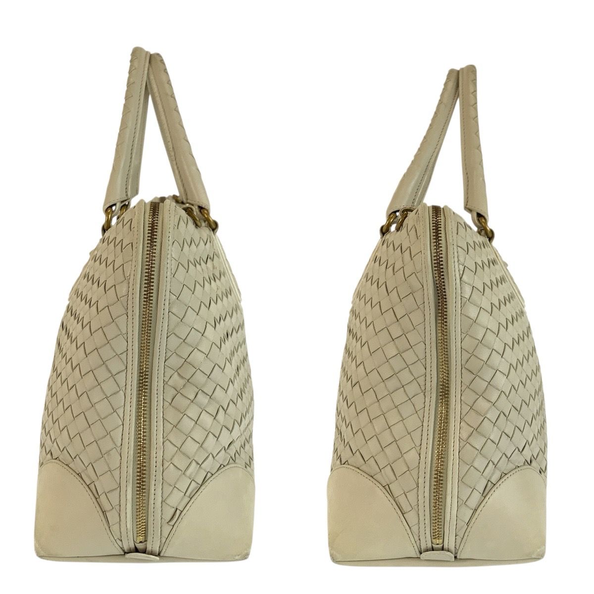 Bottega Veneta Intrecciato Ivory Vfedo Shoulder Bag — view 8