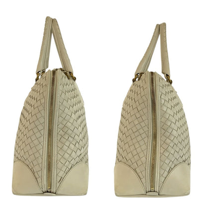 Bottega Veneta Intrecciato Ivory Vfedo Shoulder Bag — view 8