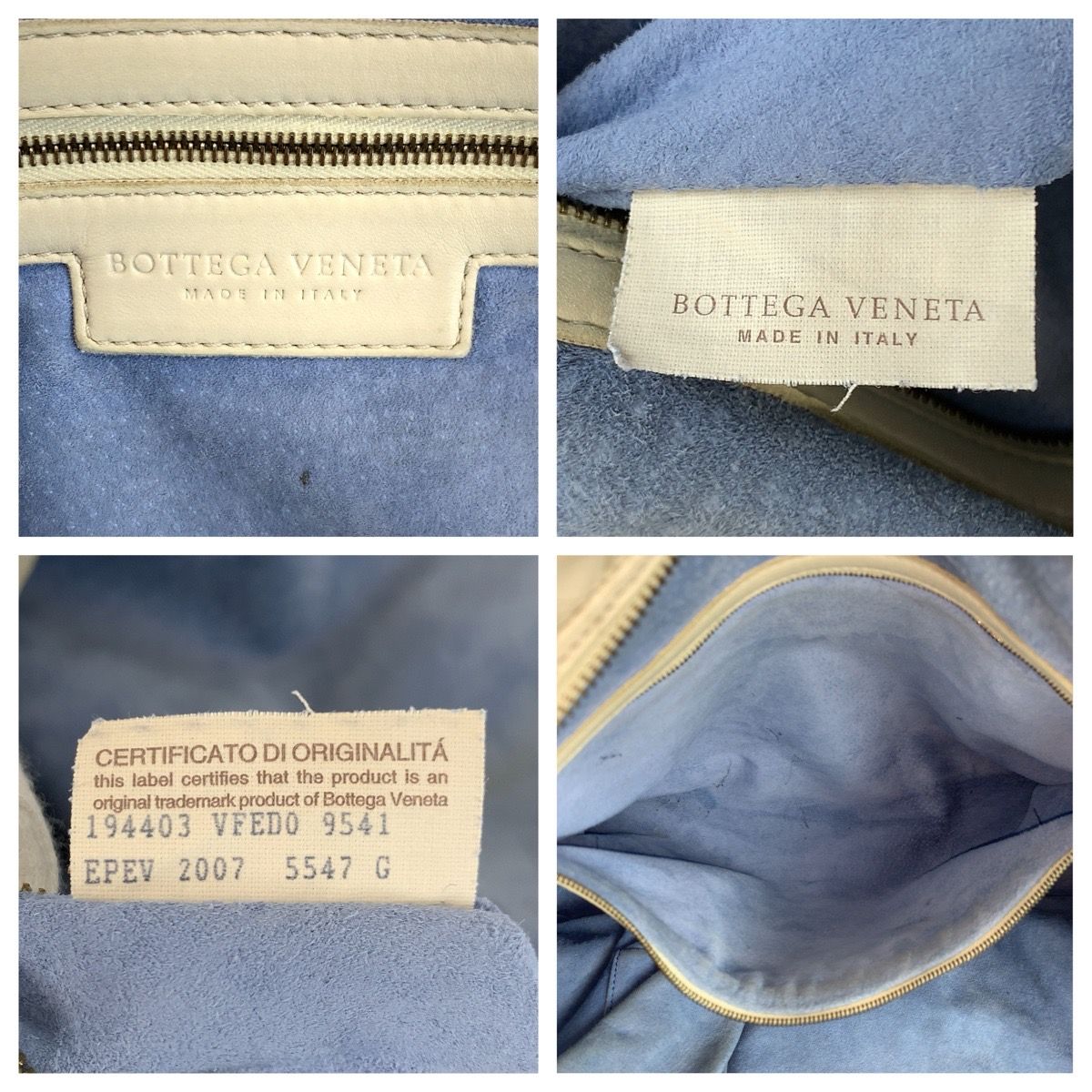 Bottega Veneta Intrecciato Ivory Vfedo Shoulder Bag — view 3