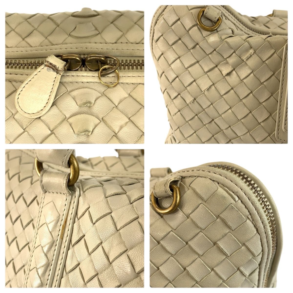 Bottega Veneta Intrecciato Ivory Vfedo Shoulder Bag — view 5