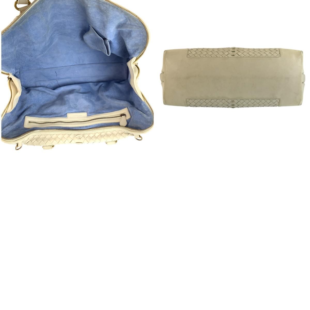 Bottega Veneta Intrecciato Ivory Vfedo Shoulder Bag — view 9